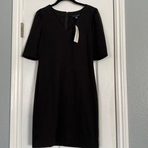 Banana Republic LBD with sleeves